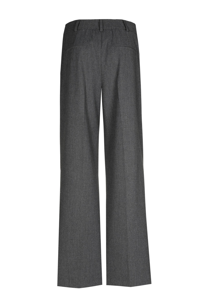 Grijze broek met brede pijpen