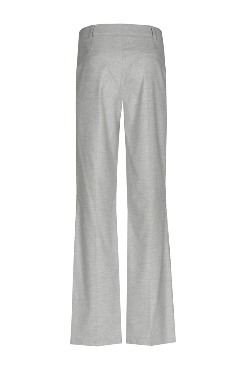 Grey bootcut trousers