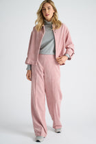 Roze bloesjasje in velours