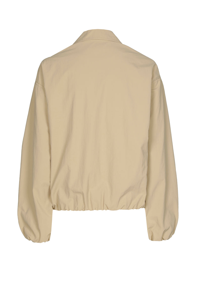 Beige sportieve blouson