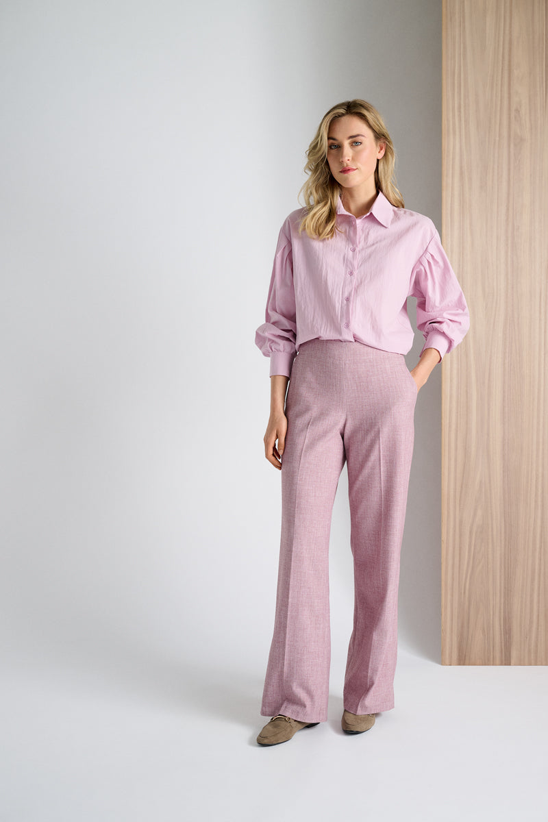 Roze bloes loose fit model