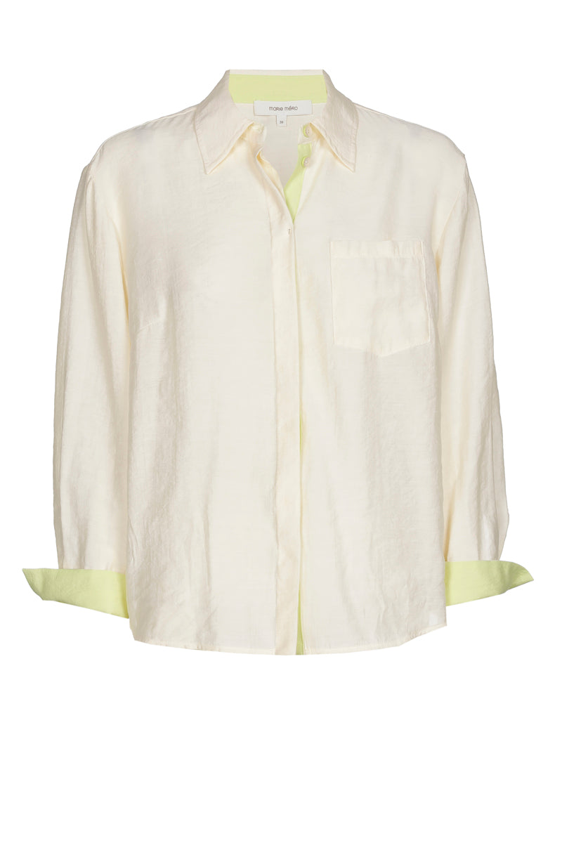 Blouse écru coupe ample