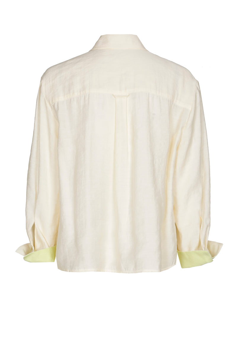 Blouse écru coupe ample