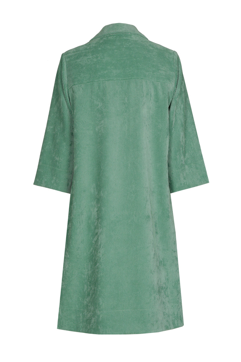Groen kleedje in velours