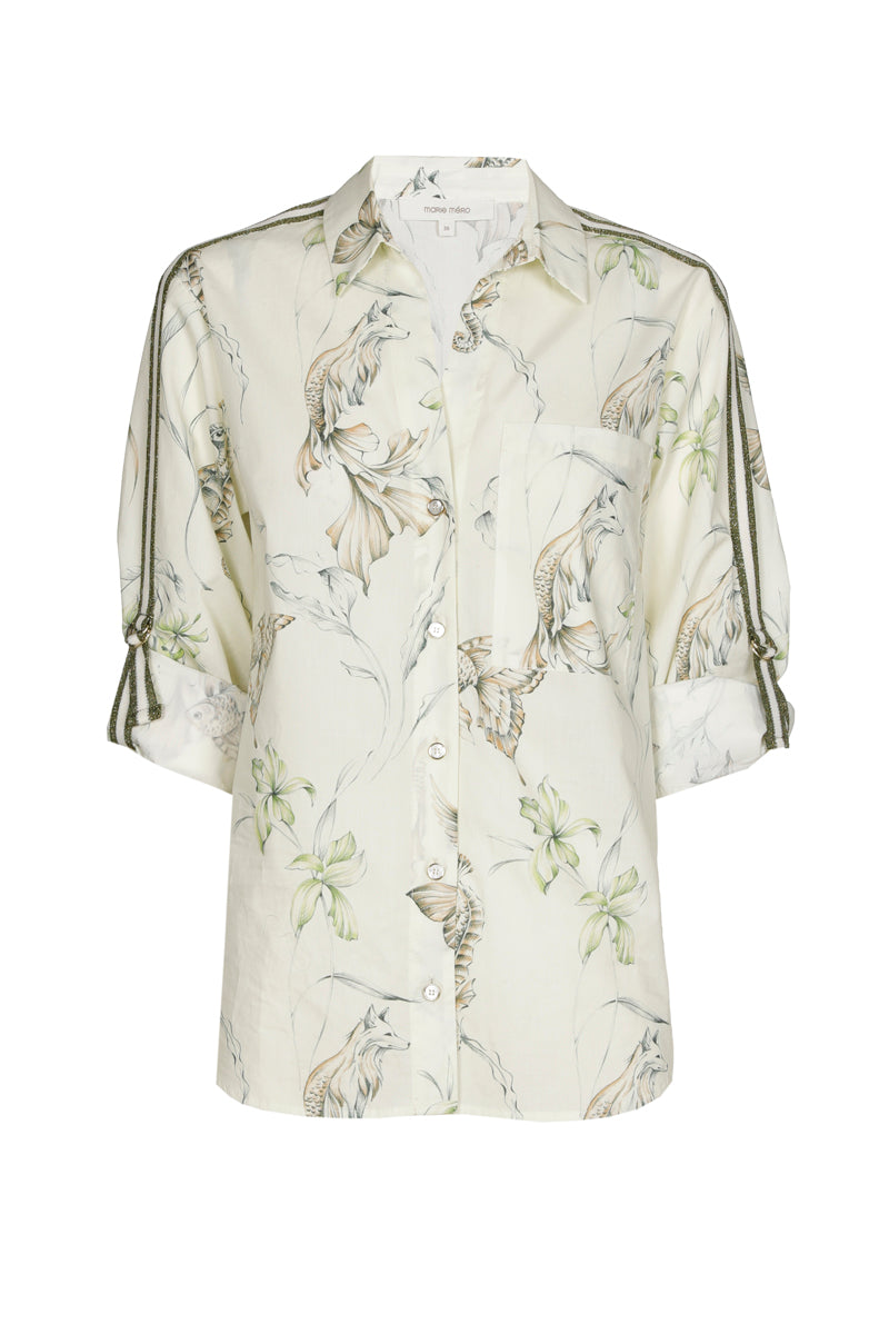 Blouse avec imprimé animalier original
