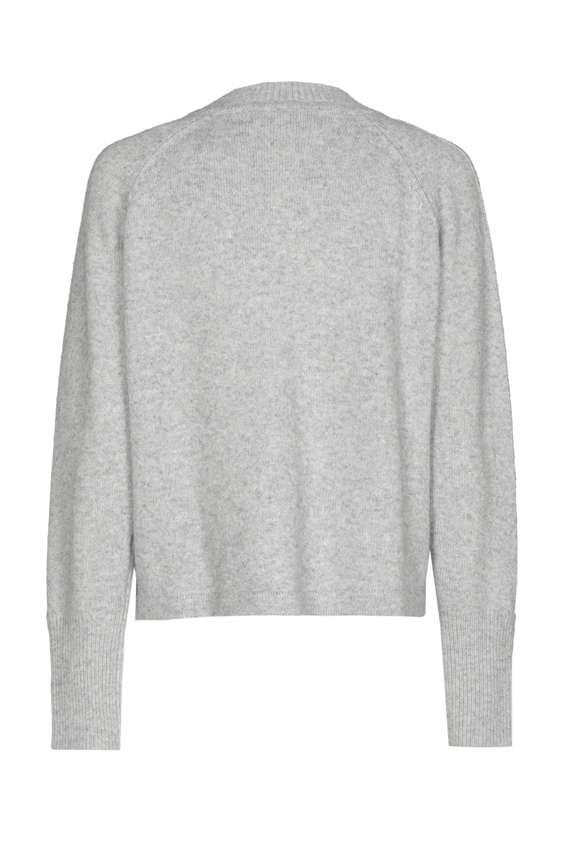 Grijze zachte cardigan