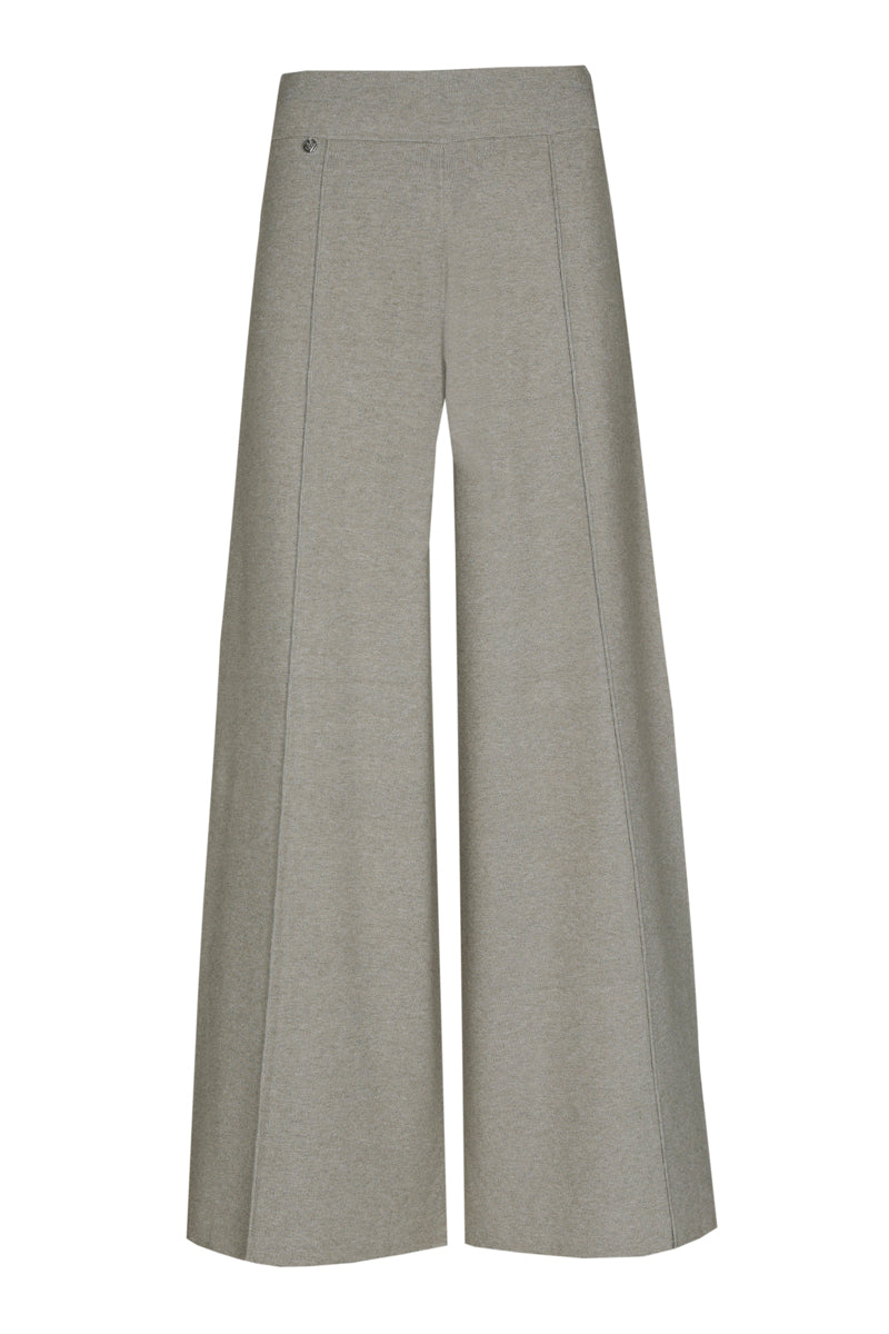 EN EXCLUSIVITÉ DANS NOS CONCEPT STORES : Pantalon large couleur olive en tissu jersey