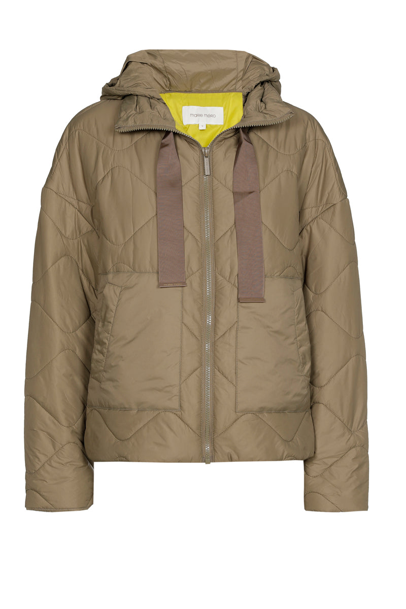Korte kaki parka
