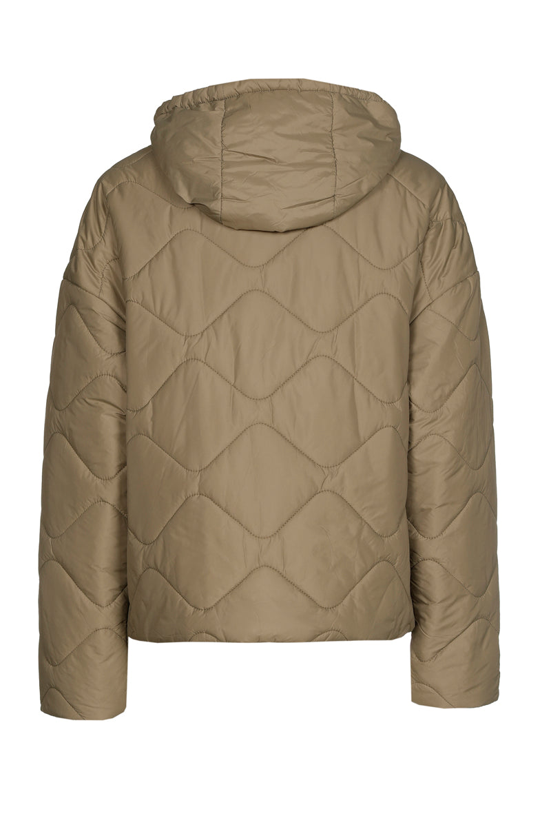 Korte kaki parka