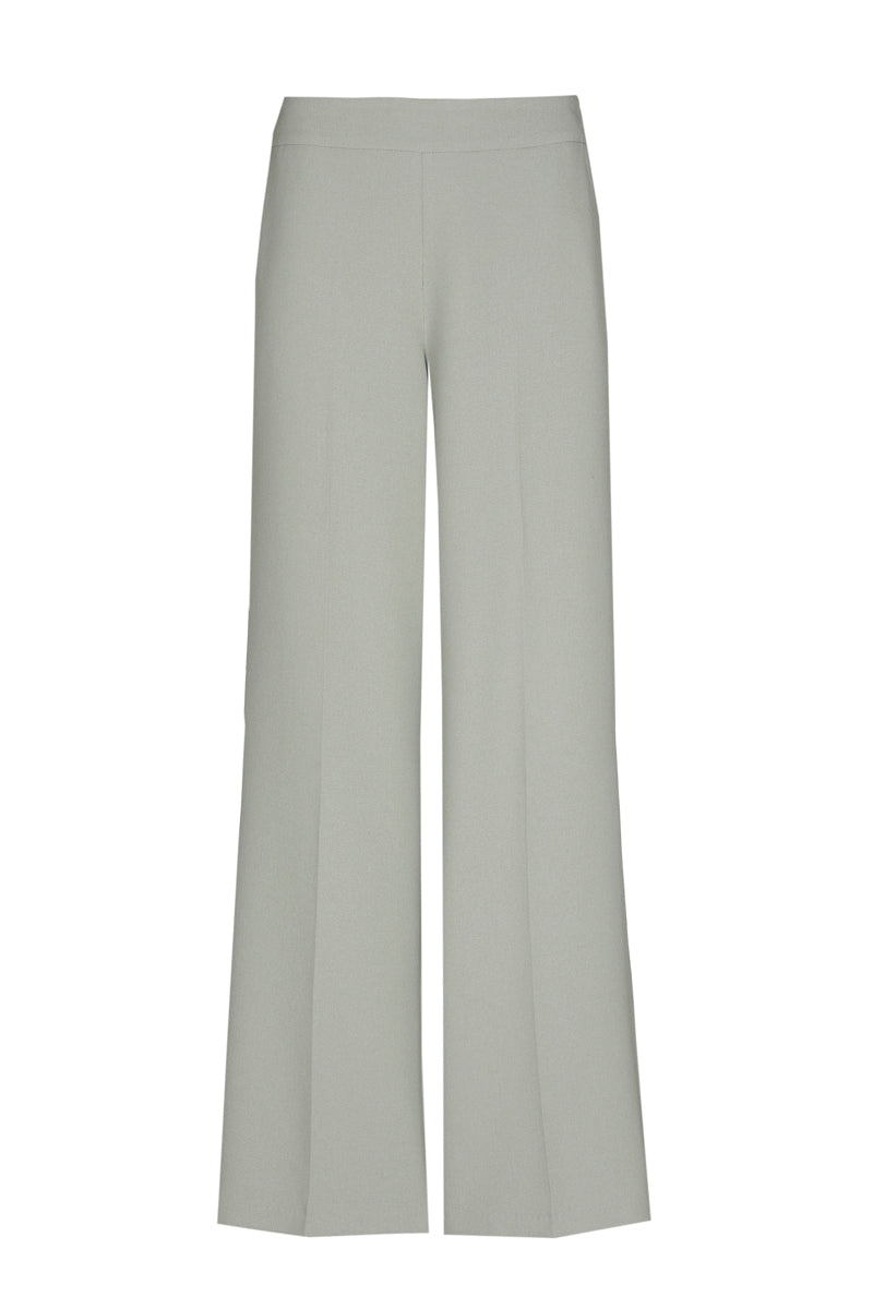Pantalon vert clair avec élastique à l'arrière de la taille