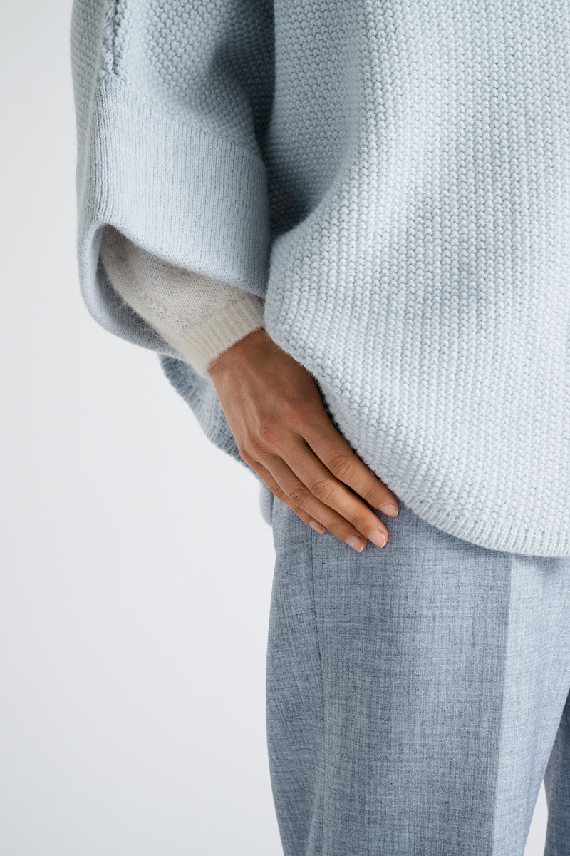 Pantalon droit bleu
