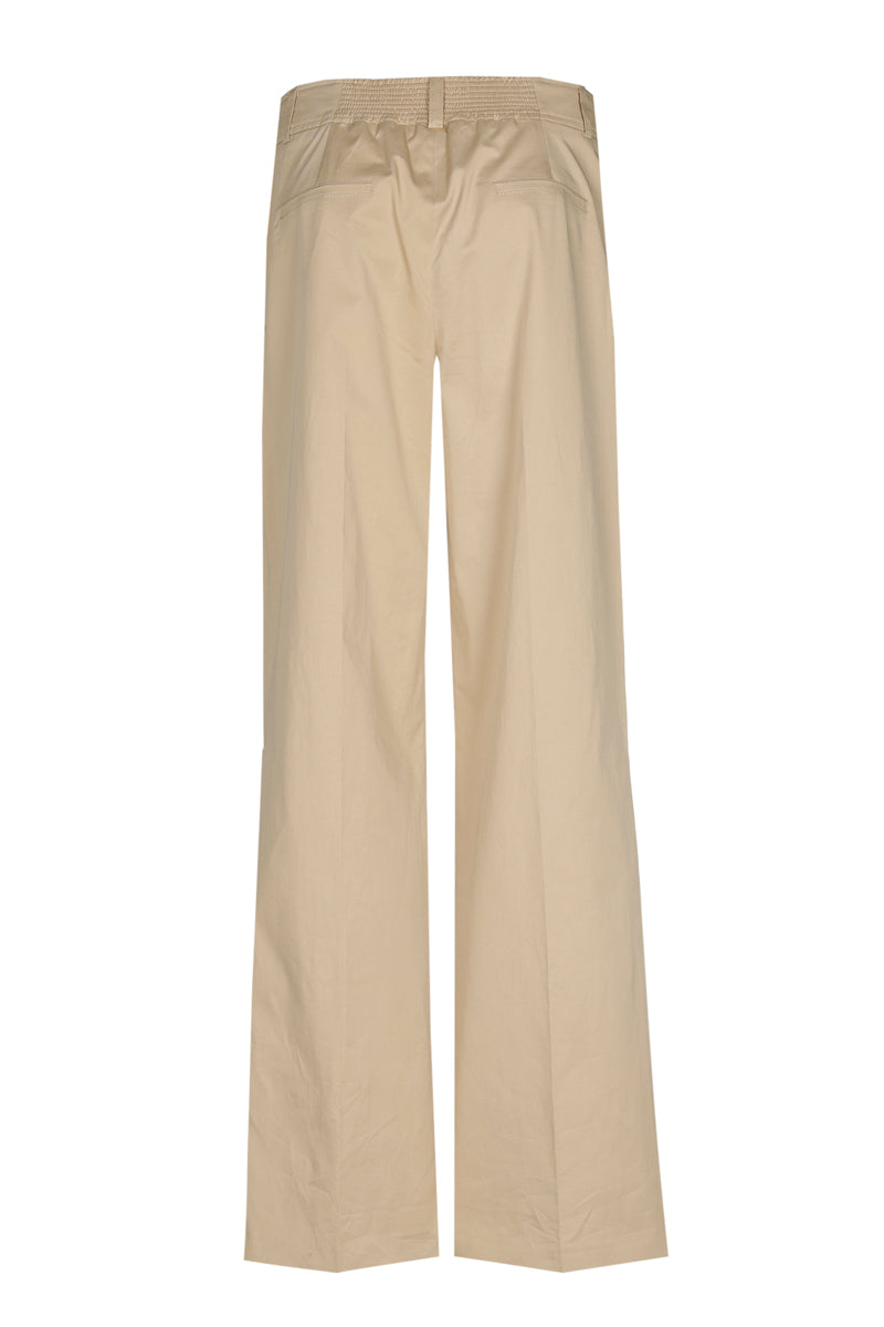 Beige broek in katoen