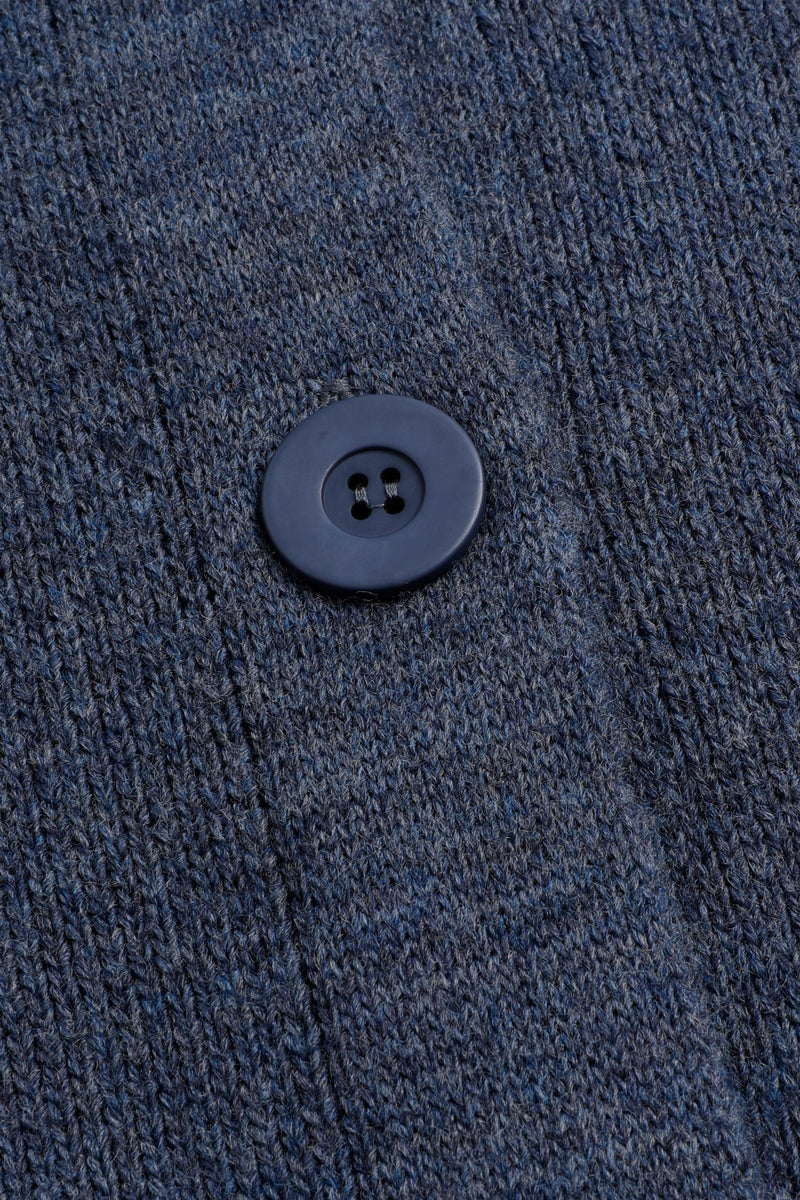 Cape couleur denim avec boutons