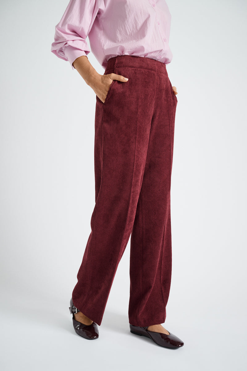 Bordeaux broek in velours