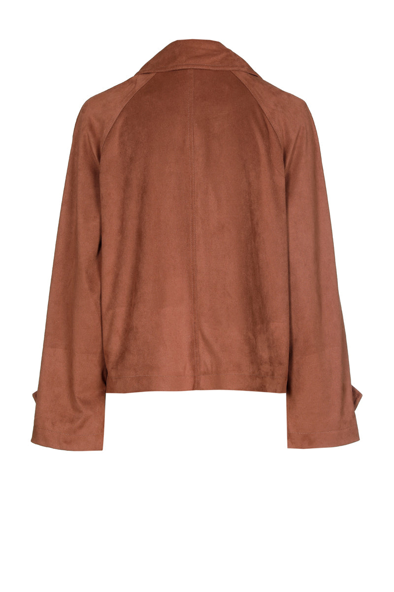 Perfecto caban en faux suède