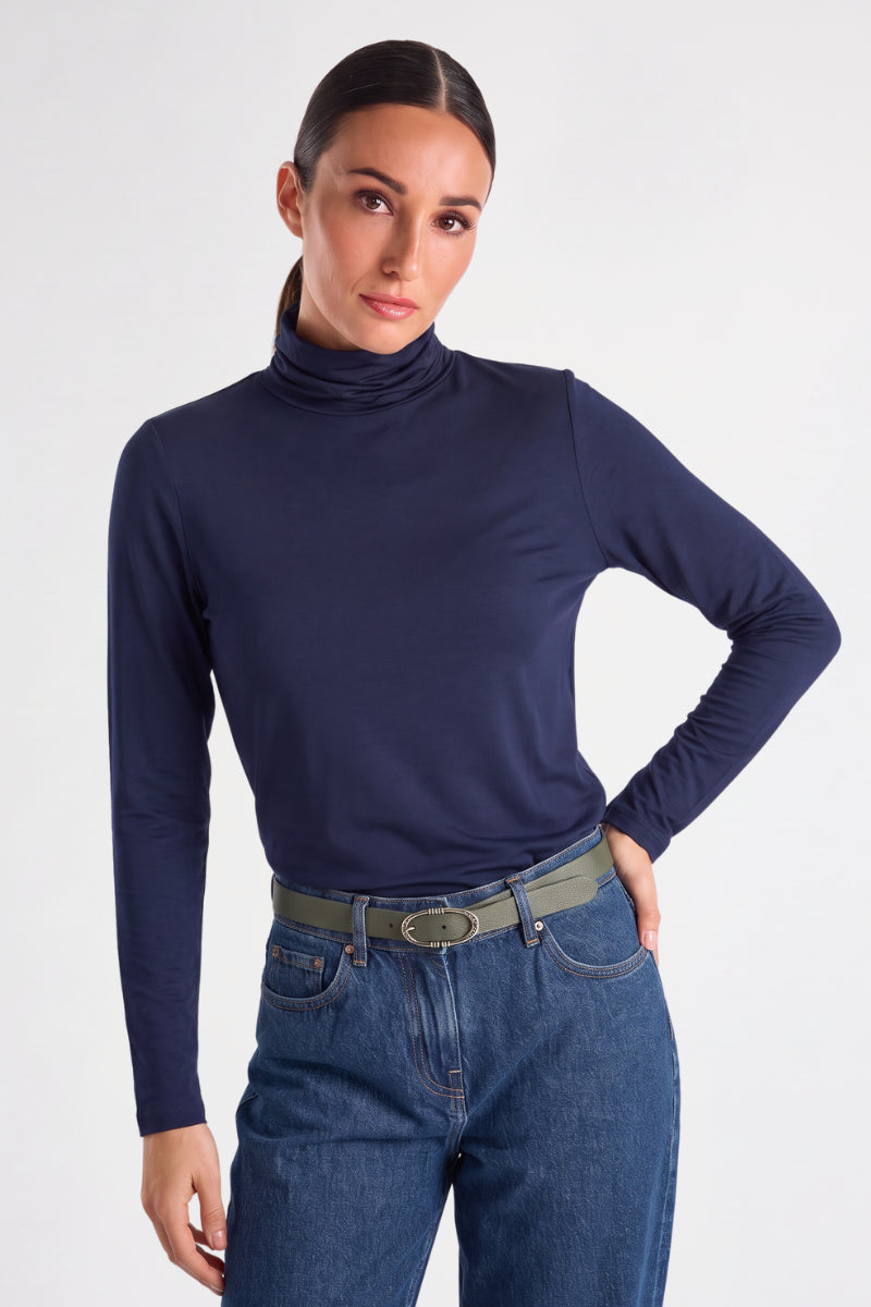 Denim-coloured undershirt