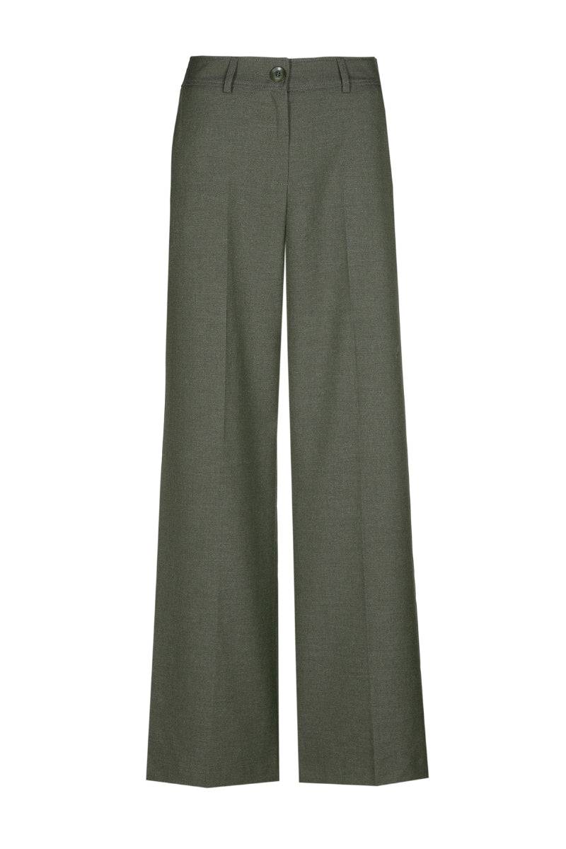 Rechte lange kaki broek