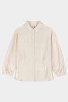 Loose champagne-coloured blouse