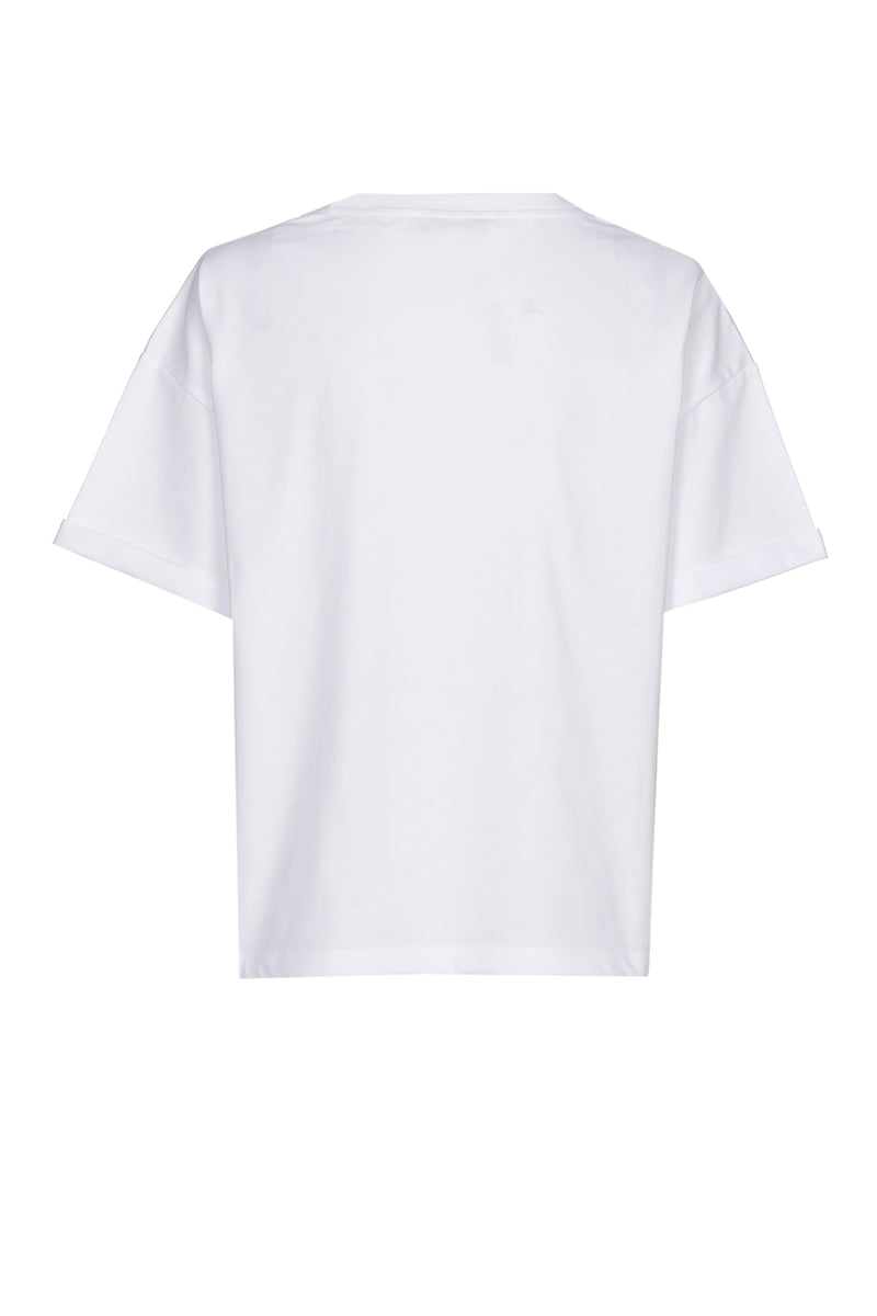 T-shirt boxy avec imprimé bandana