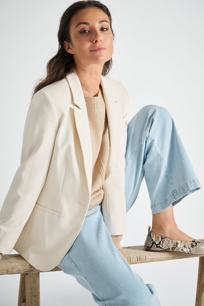 Cream blazer for every occasion